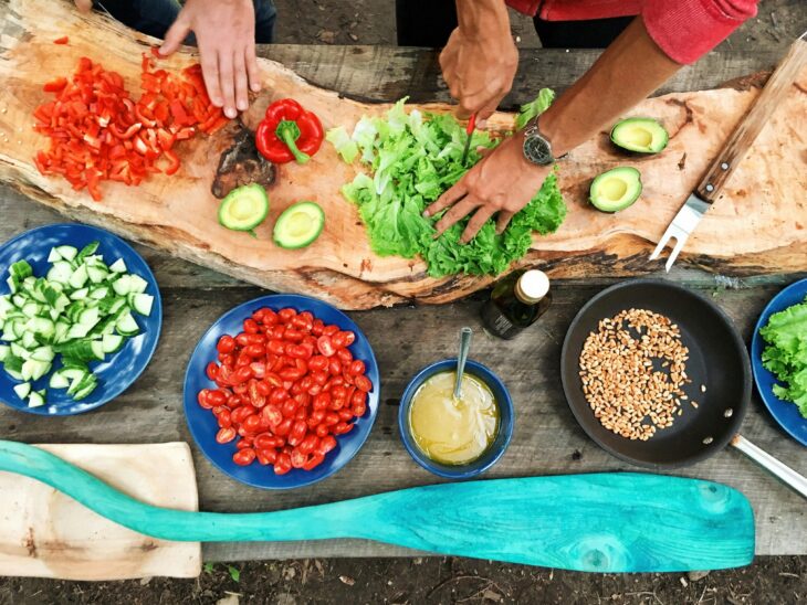 A variety of veggies for proper nutrition when undergoing IVF