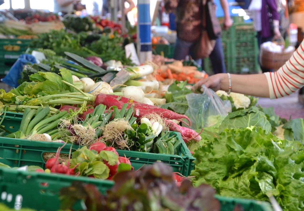 vegetables market