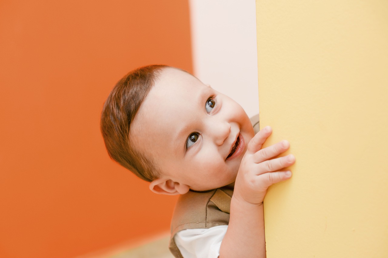 a happy toddler 