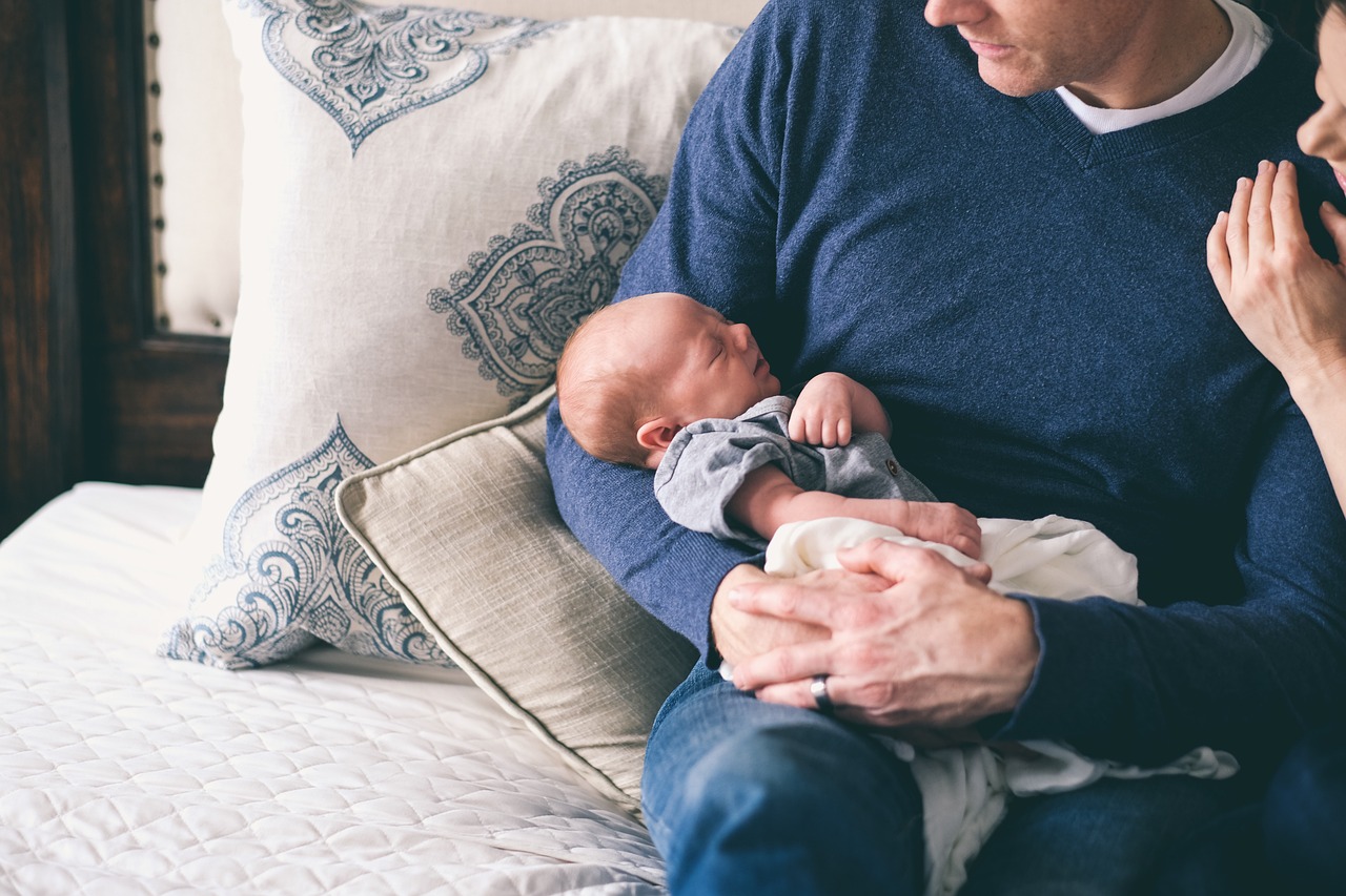 parents with their newborn