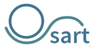 SART | LA IVF Clinic Logo showing a teal circular swirl that loops into the word 'sart' in blue.